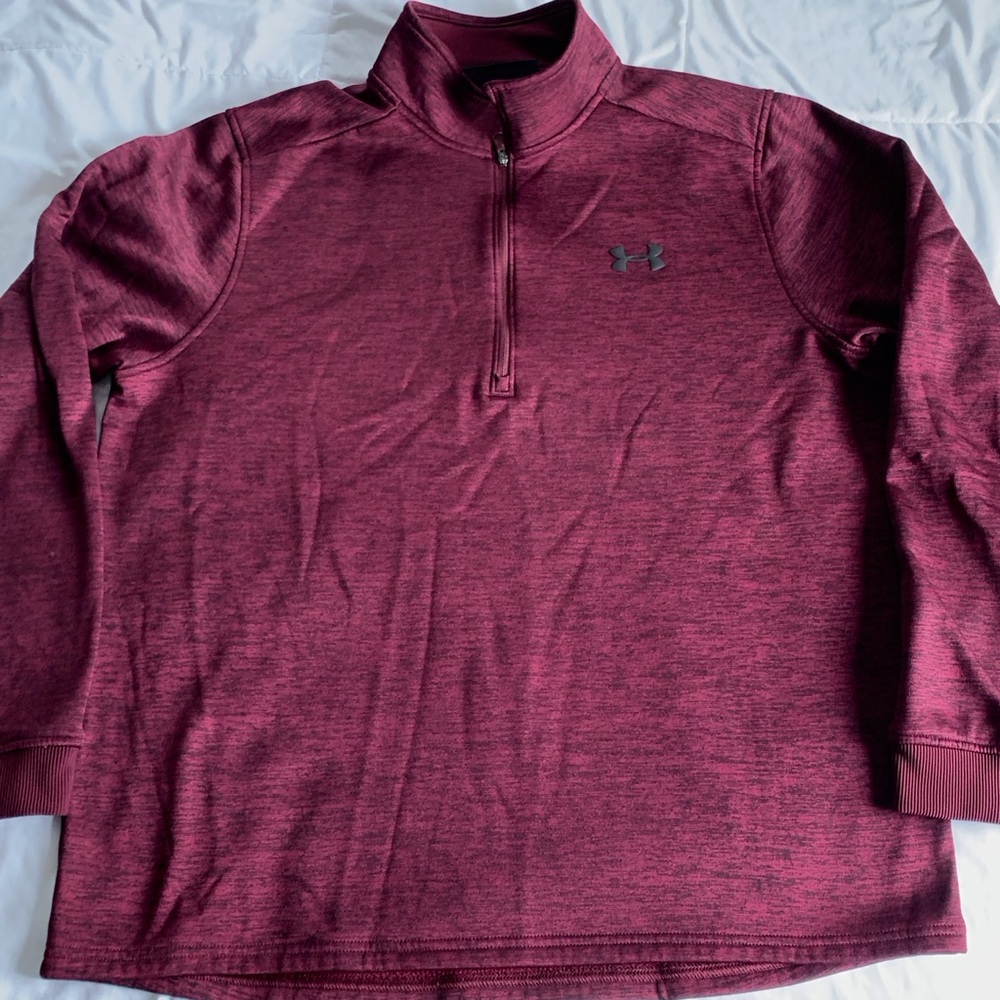 Under Armour Burgundy ColdGear Pullover